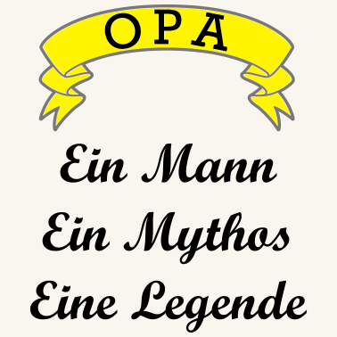 Motiv Opa die Legende