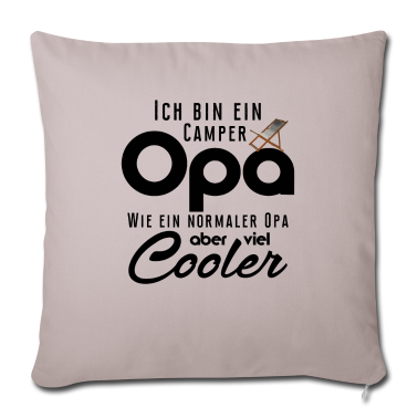 Geschenk für Opa Kissenbezug - Ich bin ein Camper Opa Wie ein normaler Opa aber v