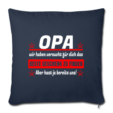 Geschenk für Opa Kissenbezug - Opa Geburtstag I Opa Weihnachten I Opa Geschenk
