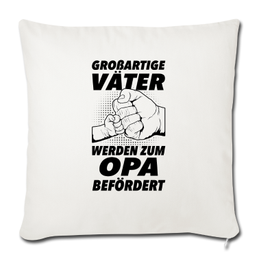 Geschenk für Opa Kissenbezug - Großartige Väter werden zum Opa - bester Opa
