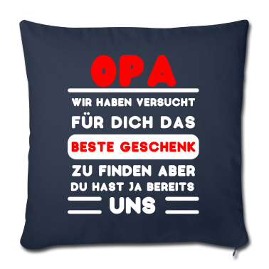 Geschenk für Opa Kissenbezug - Opa I Opa Geschenk I Opa Geburtstag I Vatertag Opa