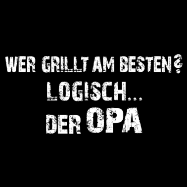 Motiv Opa grillt am besten | Opa der Grillmeister