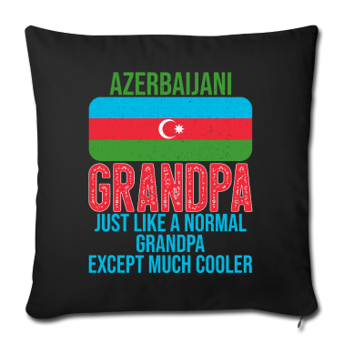 Geschenk für Opa Kissenbezug - Azerbaijani Grandpa Aserbaidschan-Flagge für Opa
