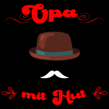 Motiv Opa mit Hut - Großvater