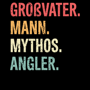 Motiv Großvater Mann Mythos Angler Geschenkidee für Opa
