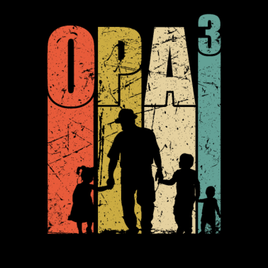 Motiv Opa hoch 3 dreifacher Opa werdender Opa Enkel