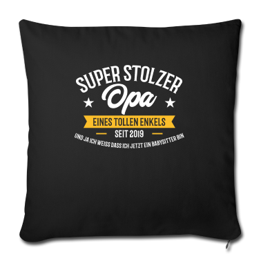 Geschenk für Opa Kissenbezug - Geburt Enkel Geschenk für Opa Opi Babysitter