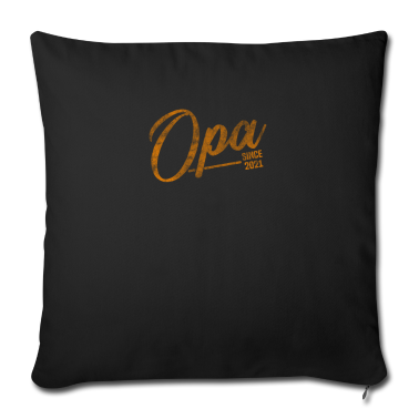 Geschenk für Opa Kissenbezug - Opa since 2021