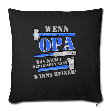 Geschenk für Opa Kissenbezug - Opa der Handwerker