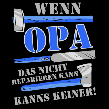 Motiv Opa der Handwerker