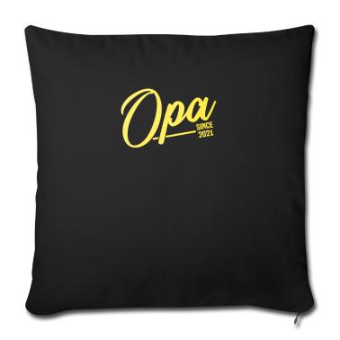 Geschenk für Opa Kissenbezug - Opa since 2021