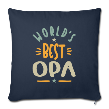Geschenk für Opa Kissenbezug - Mens World's Best Opa - Pater Opa Geschenk
