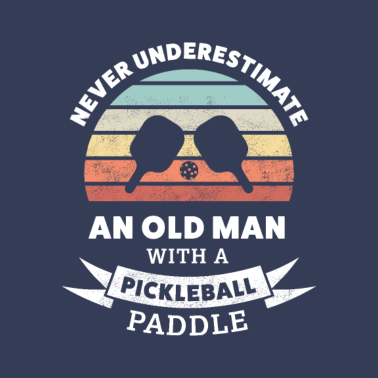 Motiv Lustiges Pickleball-Paddel-Geschenk für Opa