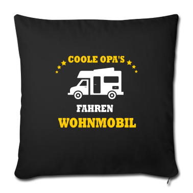 Geschenk für Opa Kissenbezug - Coole Opas fahren Wohnmobil Geschenk für Opa