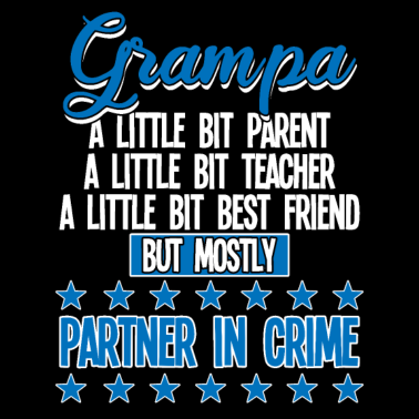 Motiv Opa lustig - Opa Partner in der Kriminalität