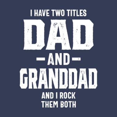 Motiv Ich habe zwei Titel Papa & Opa Lustiger Opa
