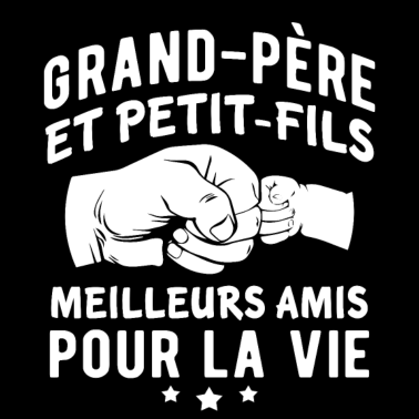 Motiv Opa und kleine Freunde beste Freunde für das Leben