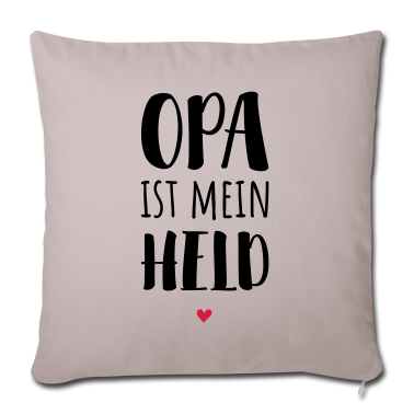 Geschenk für Opa Kissenbezug - Opa ist mein Held / Opa ist der Beste