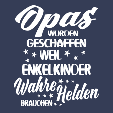 Motiv Opa mein Held Vatertag Geschenk