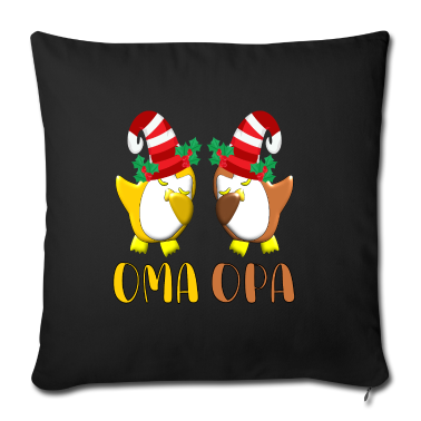 Geschenk für Opa Kissenbezug - WEIHNACHTSGESCHENKE FÜR OMA OPA LUSTIGE PINGUINE