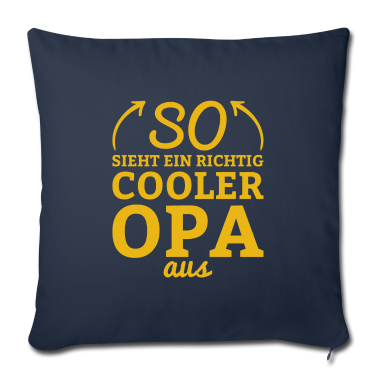 Geschenk für Opa Kissenbezug - So sieht ein richtig cooler opa aus Opa Geschenk