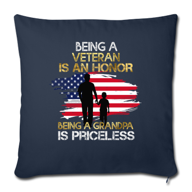 Geschenk für Opa Kissenbezug - Geschenk für Veteranen-Opa