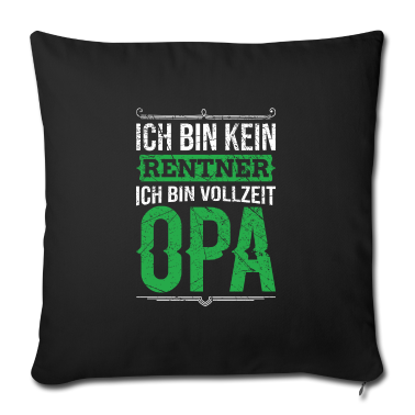 Geschenk für Opa Kissenbezug - Rentner Opa in Vollzeit für die Enkelkinder