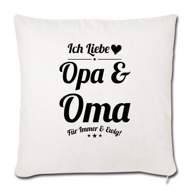 Geschenke für Oma und Opa Kissenbezug - ich liebe oma und opa