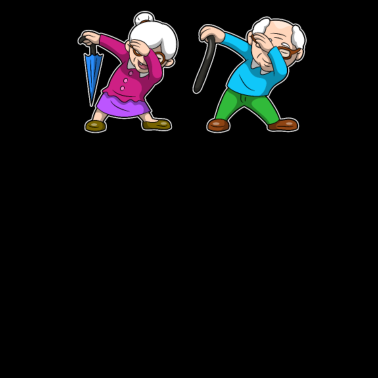 Motiv Dabbing Oma und Opa - Grosseltern