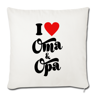 Geschenke für Oma und Opa Kissenbezug - Ich liebe Oma und Opa Grosseltern Omi Opi Geschenk