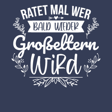 Motiv Schwangerschaft Verkündung Oma Opa T-Shirt