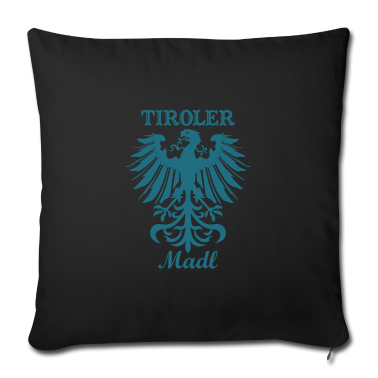 Geschenke für Oma und Opa Kissenbezug - Tiroler madl Dialekt Wappen Adler Geschenk