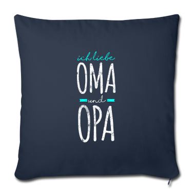 Geschenke für Oma und Opa Kissenbezug - Ich liebe Oma und Opa