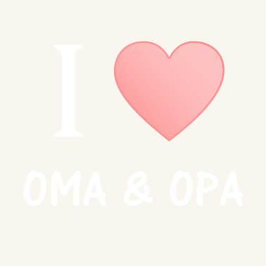 Motiv I love Oma und Opa