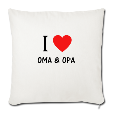 Geschenke für Oma und Opa Kissenbezug - I love Oma und Opa