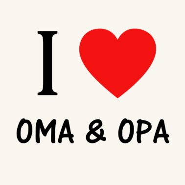 Motiv I love Oma und Opa