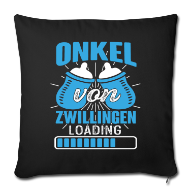 Geschenke für Oma und Opa Kissenbezug - Onkel von Zwillingen Loading Schwangerschaft