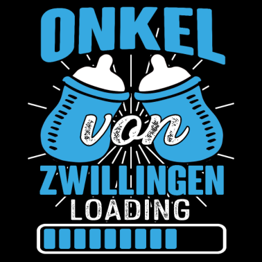 Motiv Onkel von Zwillingen Loading Schwangerschaft