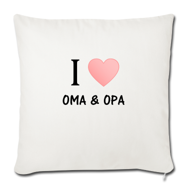 Geschenke für Oma und Opa Kissenbezug - I love Oma und Opa