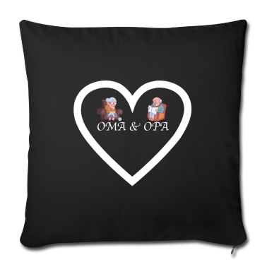 Geschenke für Oma und Opa Kissenbezug - Oma und Opa Liebesbeweis Geschenkidee Herz