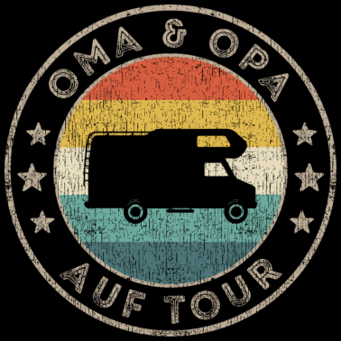 Motiv Oma Opa Wohnmobil Urlaub Road Trip Großeltern