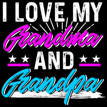 Motiv Ich liebe meine Oma und meinen Opa.