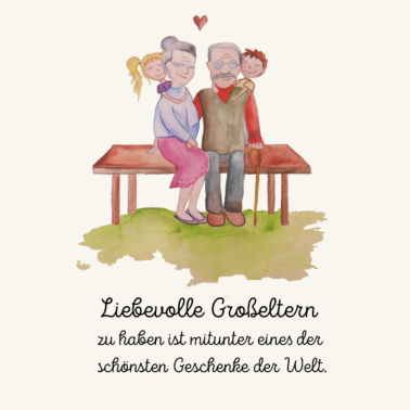 Motiv Großeltern Oma Opa Geschenk Enkel Liebe Spruch