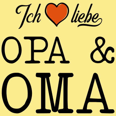Motiv Ich liebe Opa und Oma Herz
