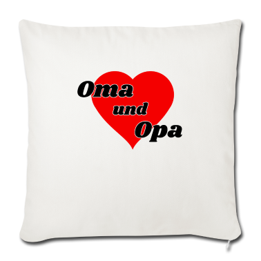 Geschenke für Oma und Opa Kissenbezug - Oma und Opa Herz Geschenk zum Familienfest