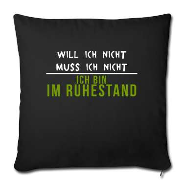 Geschenke für Oma und Opa Kissenbezug - Rentner Ruhestand Rentnerin Lustig