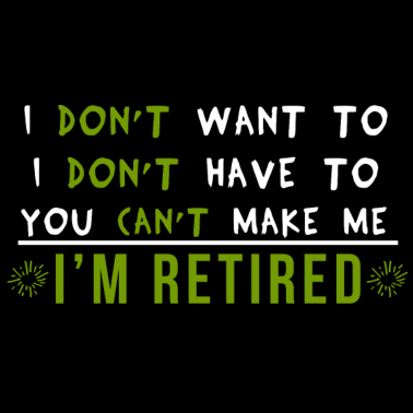 Motiv Retired Pensioner Gift Funny Shirt