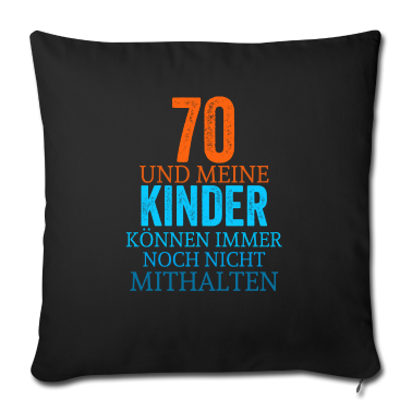Geschenke für Oma und Opa Kissenbezug - 70. geburtstag geschenk