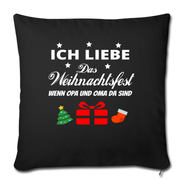 Geschenke für Oma und Opa Kissenbezug - Weihnachten Opa Oma Familie Geschenk Lustig