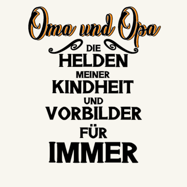 Motiv Oma Opa Kindheit Vorbilder Helden